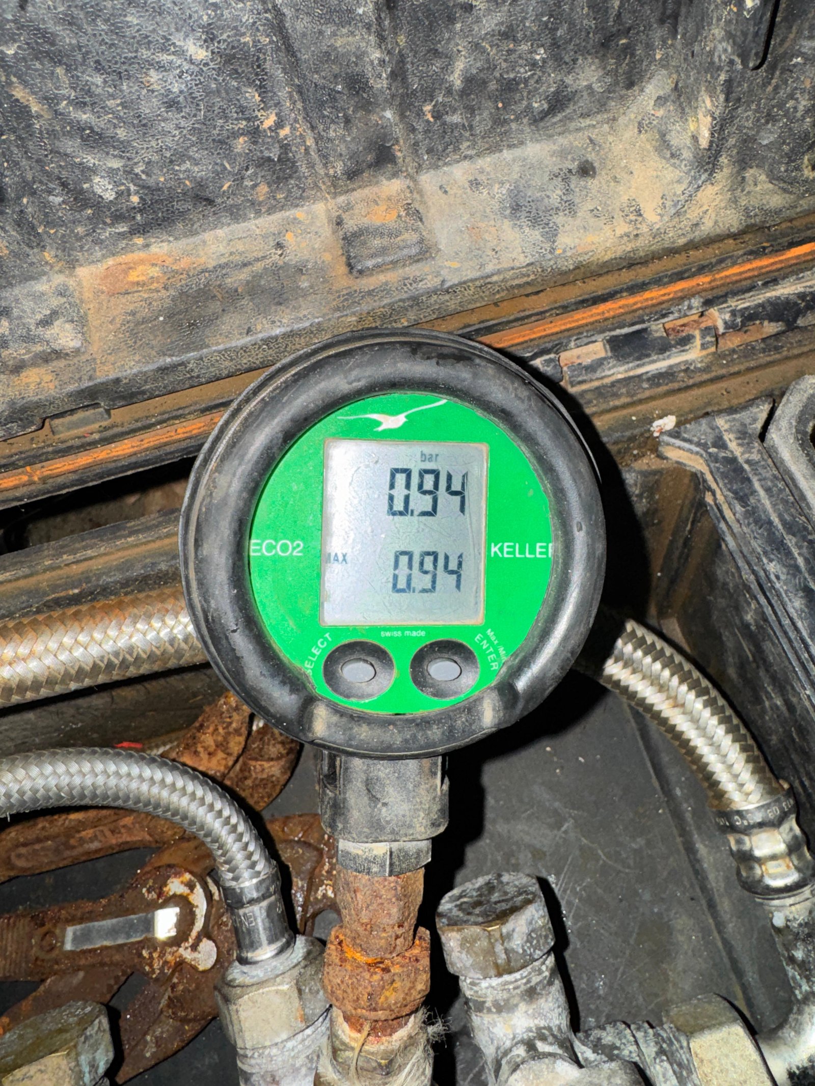 Manomètre KELLER ECO2 — test de pression sur installation